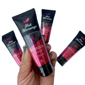 Lubrificante Beijável Hot 50g (Sabor Morango)