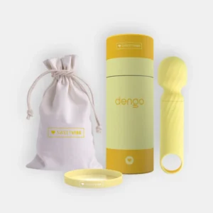 Vibrador Multivelocidade Recarregável Dengo Amarelo