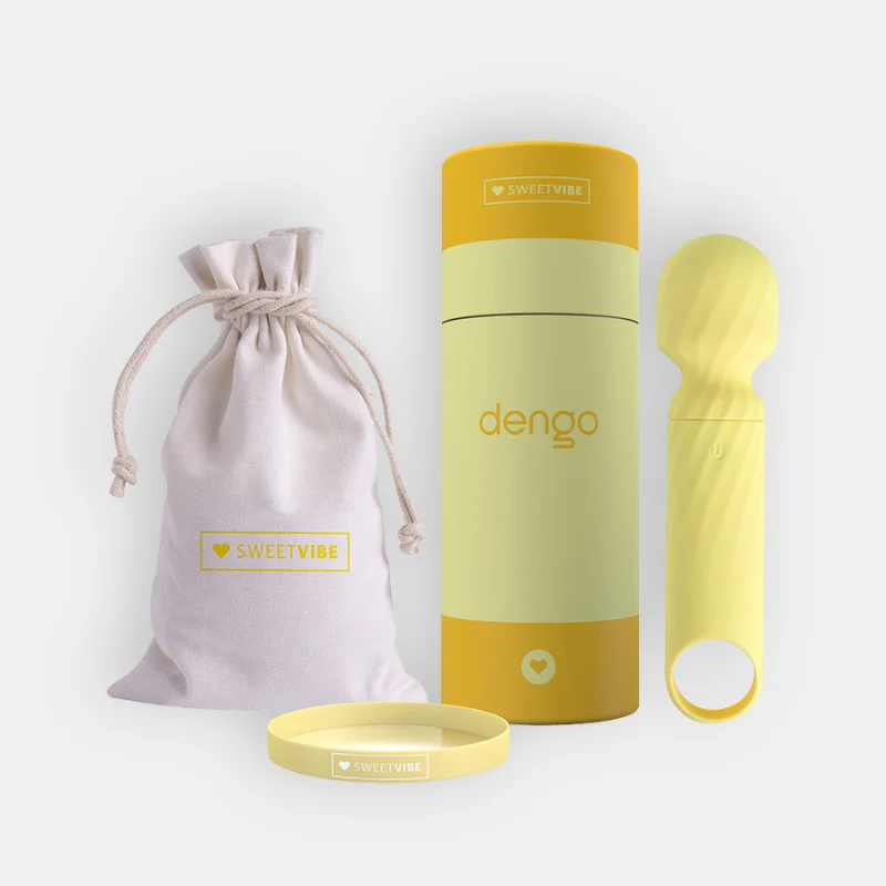 Vibrador Multivelocidade Recarregável Dengo Amarelo