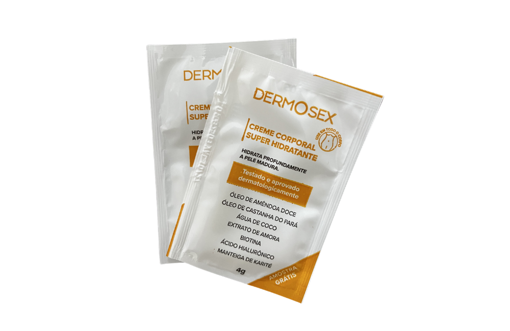 Creme corporal super hidratante DermoSex Sachê 4g